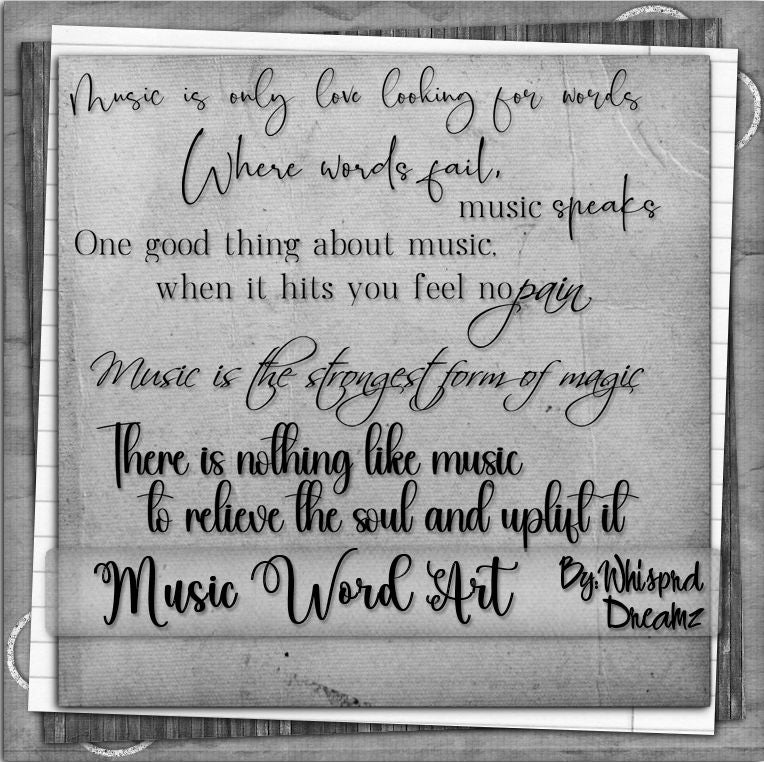 Music Word Art (tagger)