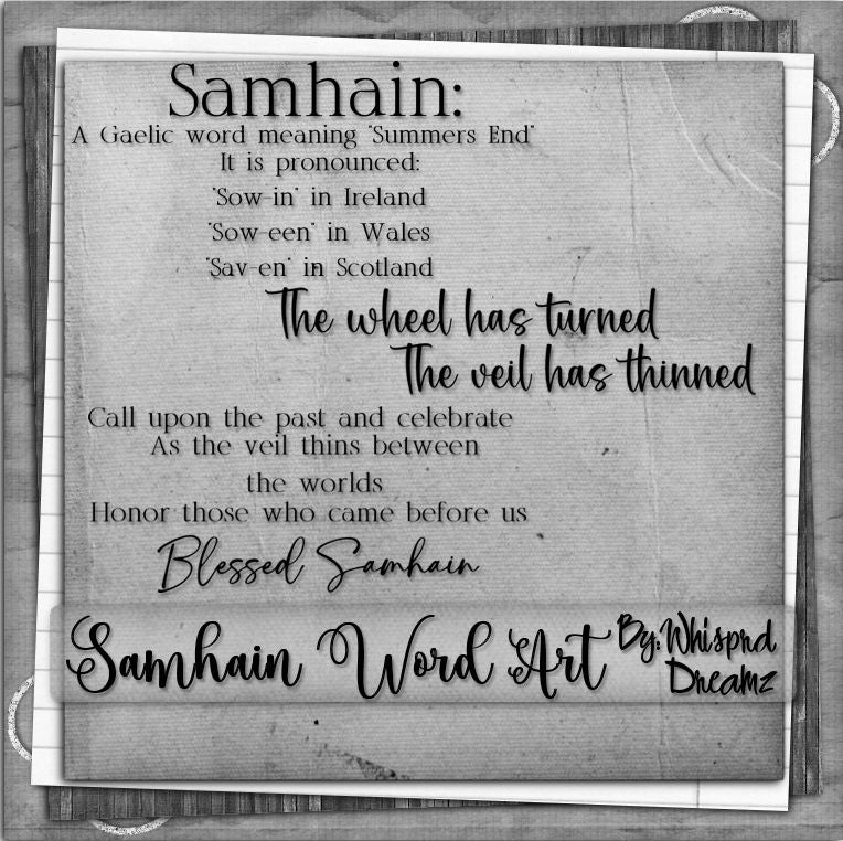 Samhain Word Art (tagger)