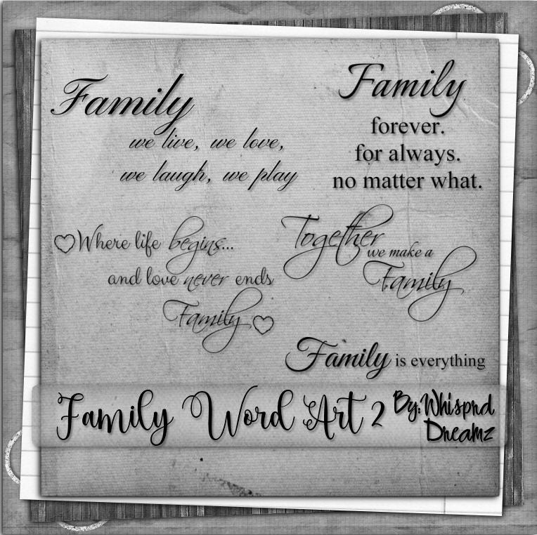 Family Word Art 2 (full)