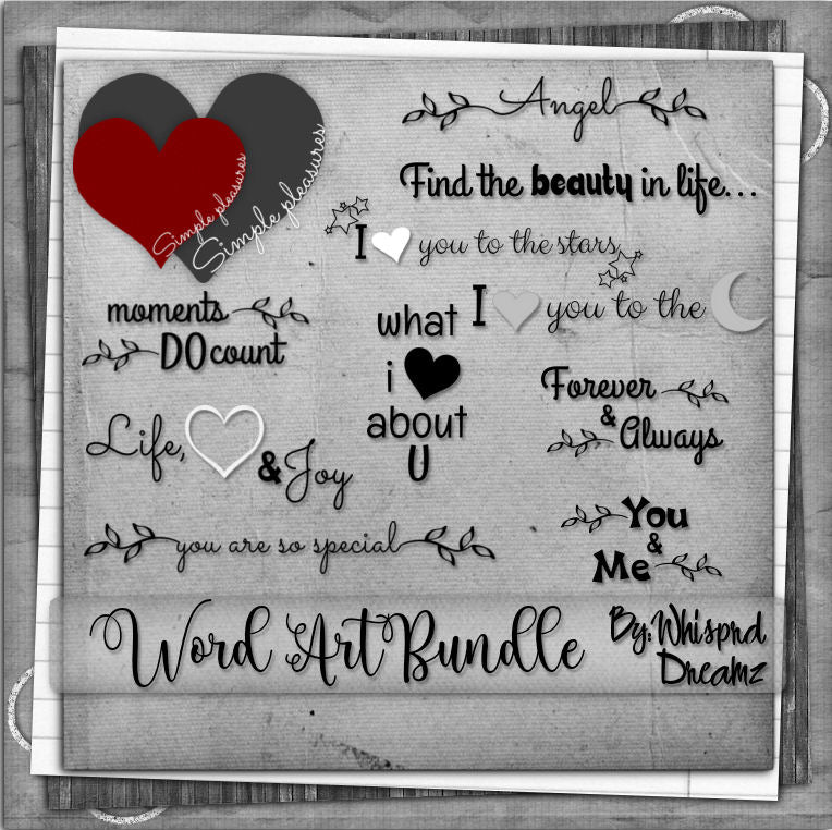 Word Art Bundle (tagger)